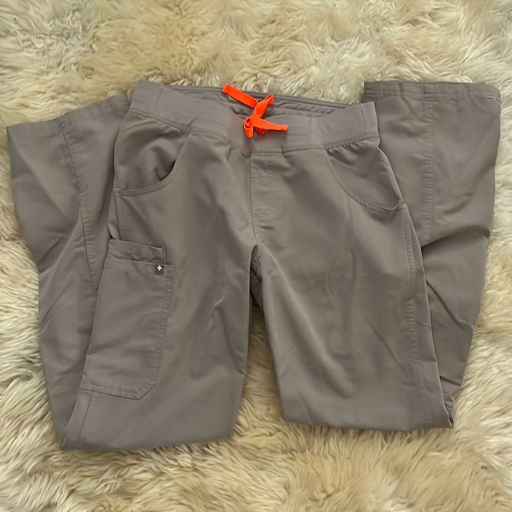 Figs Khaki (Boulder) Kade Cargo Pant Small/Tall